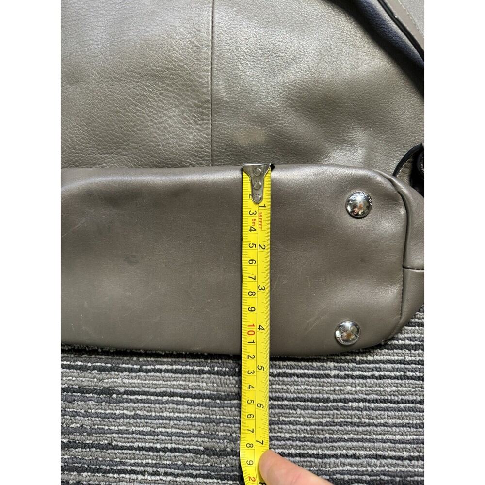 Gray Leather Backpack - image 11